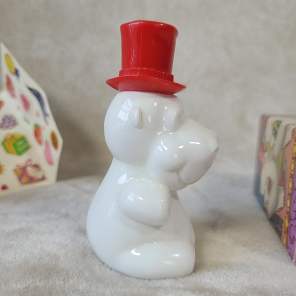 Vintage Avon Huggable Hippo calogne bottle new oldstock never used 1.75 0Z - Picture 8 of 13